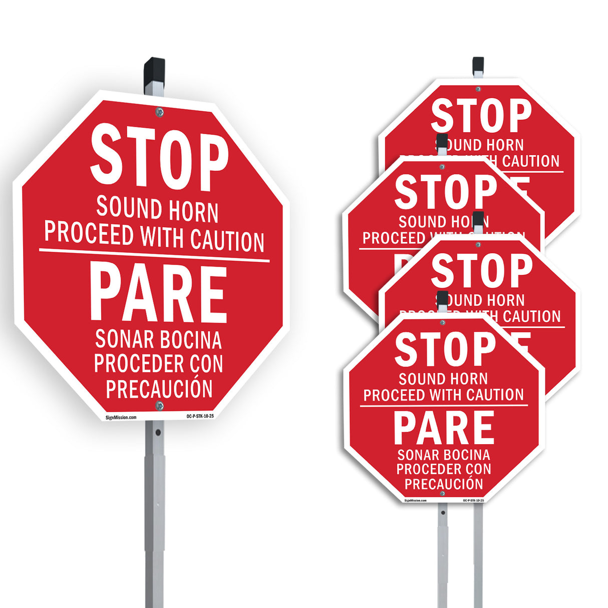 Stopsound Horn Proceed with Caution Pare Sonar Bocina Proceder Con Precaución