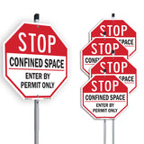 Stop Confined Space Enter by Permit Only