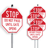 Stop Do Not Pass Until Gate Opens