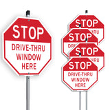 Stop Drive-thru Window Here