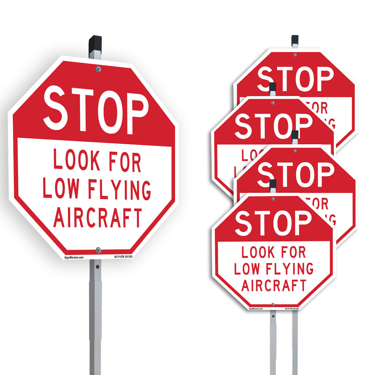 Stop Look for Low Flying Aircraft
