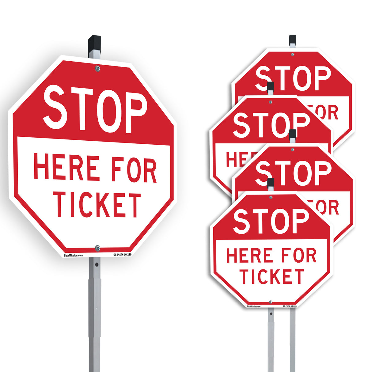 Stop Here for Ticket