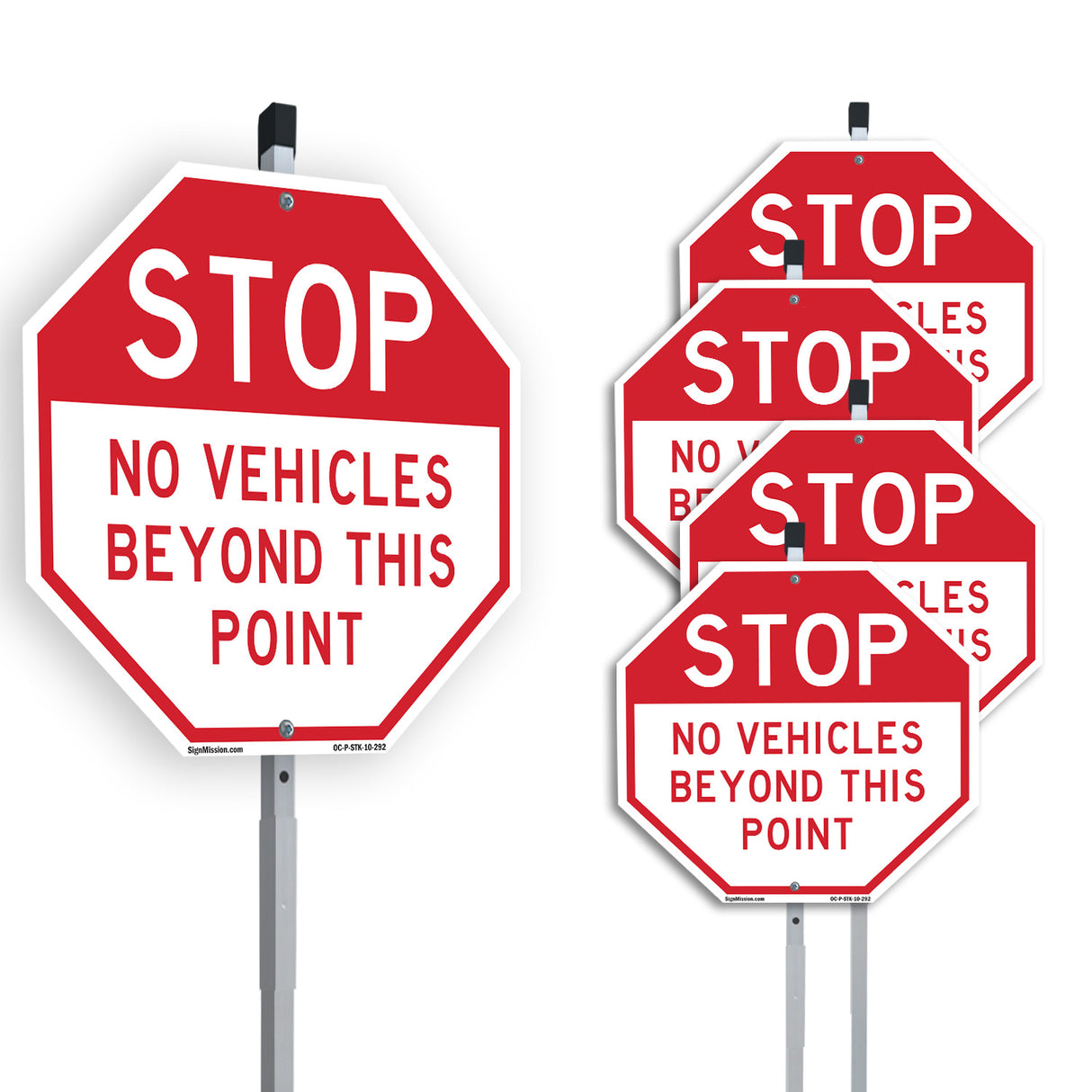 Stop No Vehicles Beyond This Point
