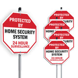 Protected By Home Security System 24 Hour Surveillance