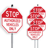 Stop Authorized Vehicles Only