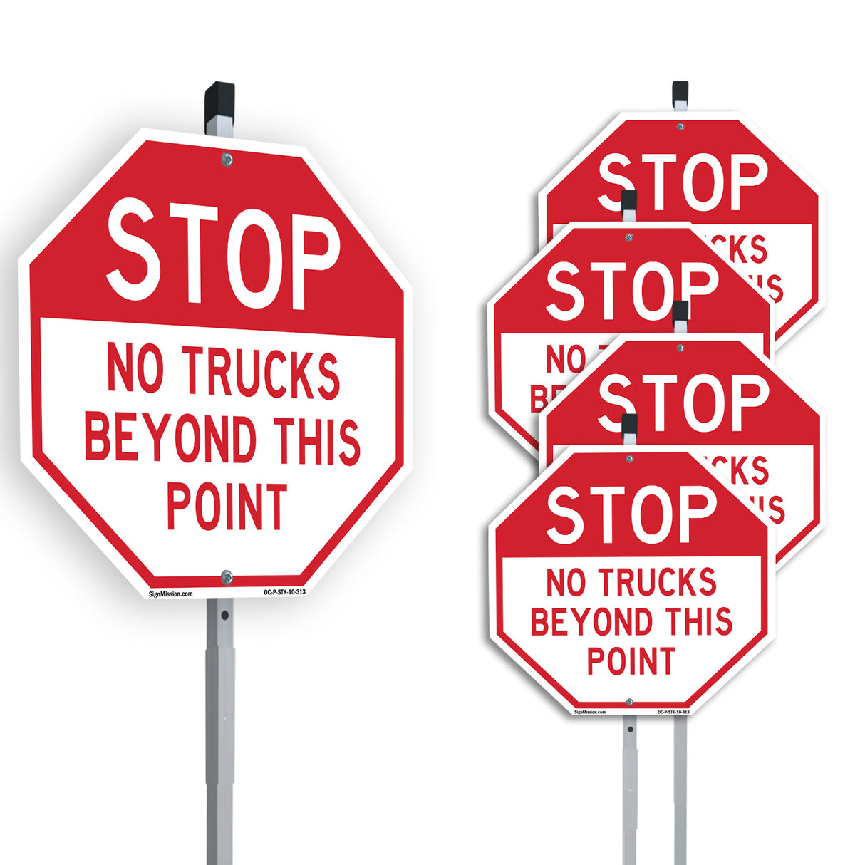 Stop No Trucks Beyond This Point