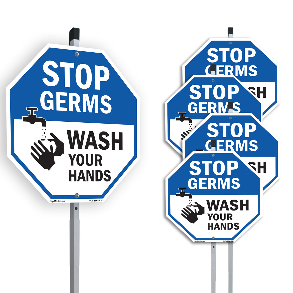 Stop Germs Wash Your Hands