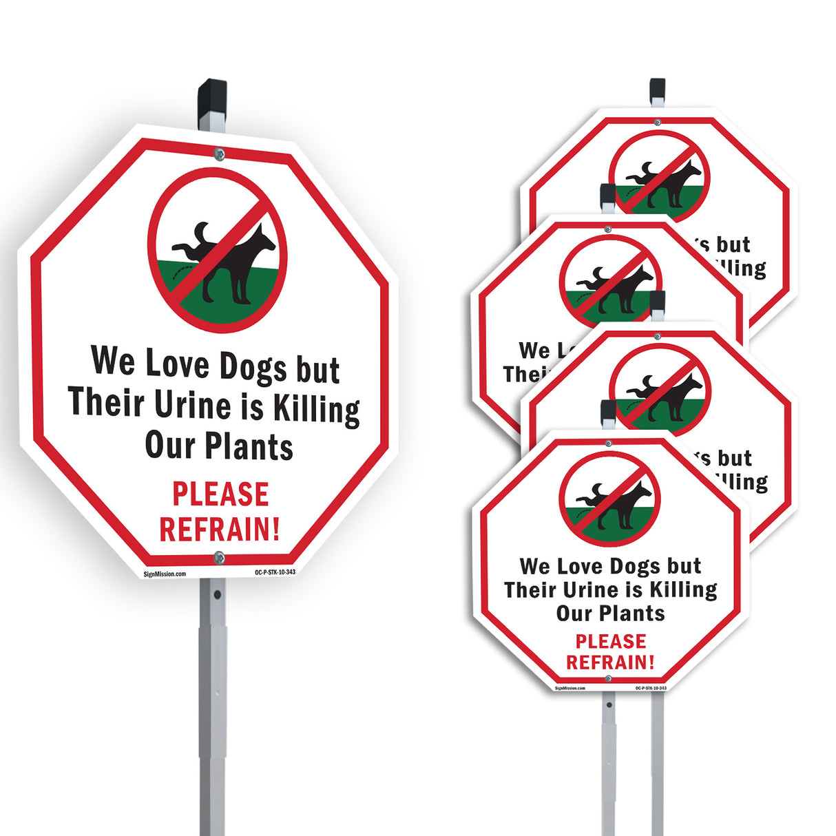 We Love Dogs but Their Urine Is Killing Our Plants Please Refrain!