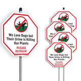 We Love Dogs but Their Urine Is Killing Our Plants Please Refrain!