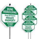 Dune Rebuilding Keep Off Dunes Private Property No Public Access