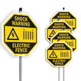 Shock Warning Electric Fence