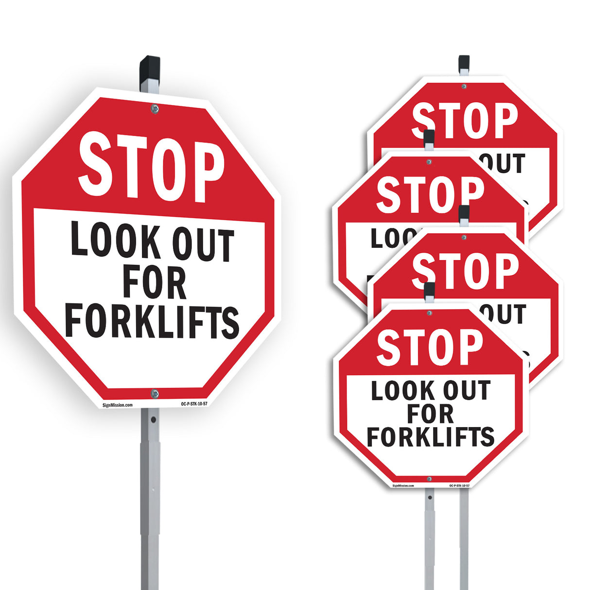Stop Look Out for Forklifts