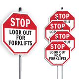 Stop Look Out for Forklifts