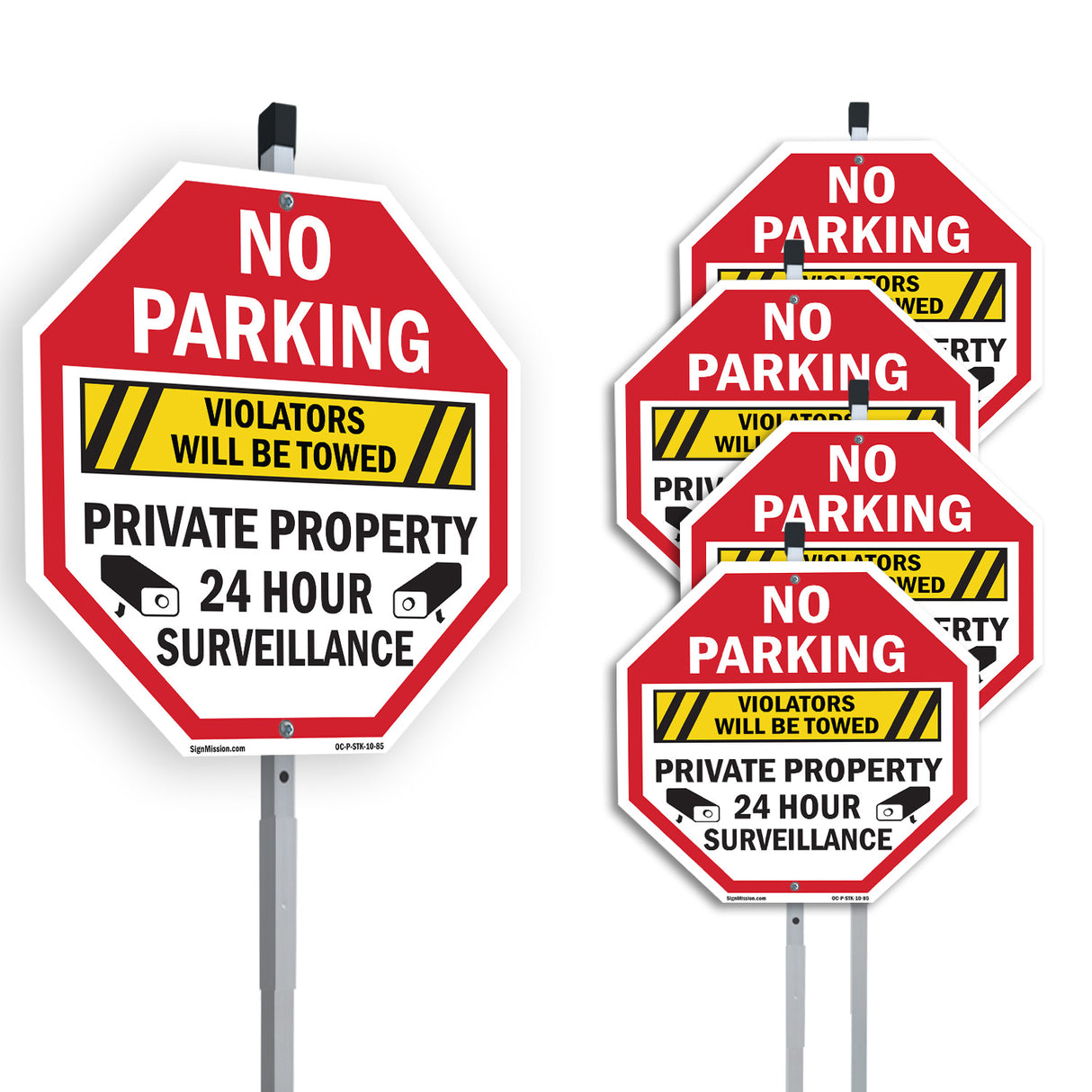 No Parking Violators Will Be Towed Private Property24 Hour Surveillance