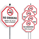 No Smoking Within 75' Of Any Door or Window