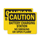 Battery Charging Station No Smoking Or Open Flames