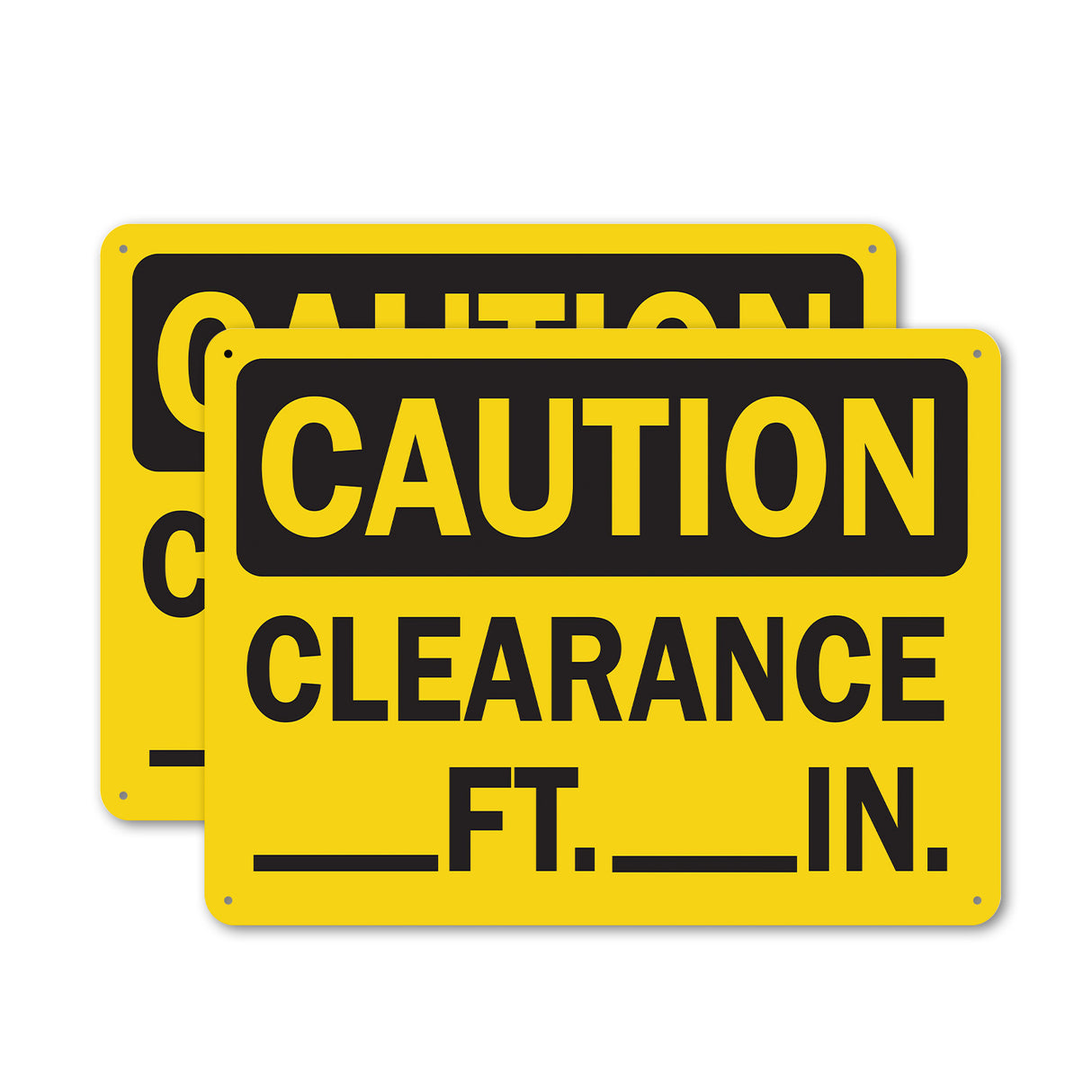 Clearance ___Ft.___In.
