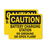 Battery Charging Station No Smoking Or Open Flames