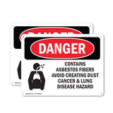 Contains Asbestos Fibers