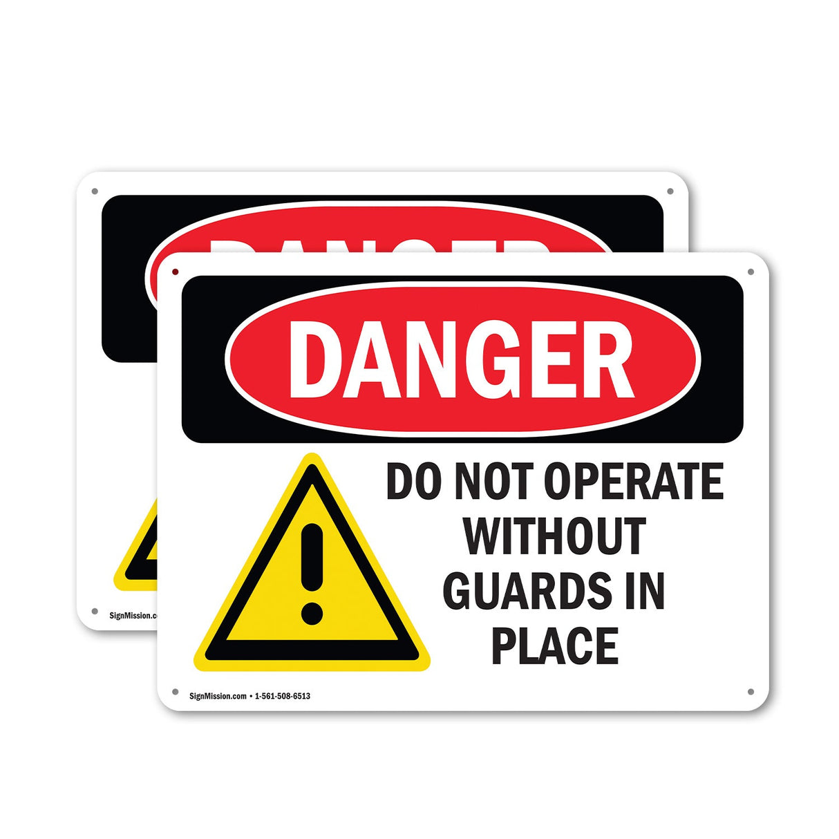 Do Not Operate Without Guards In Place