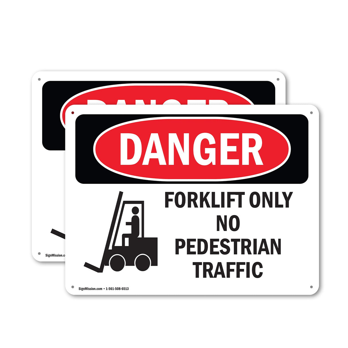 Forklift Only No Pedestrian Traffic