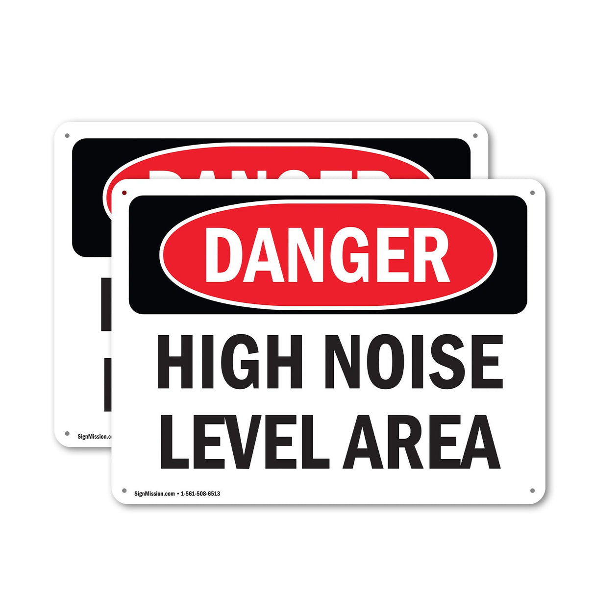 High Noise Level Area