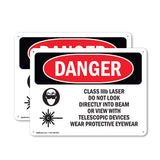 Class IIIb Laser Do Not Look Into Beam