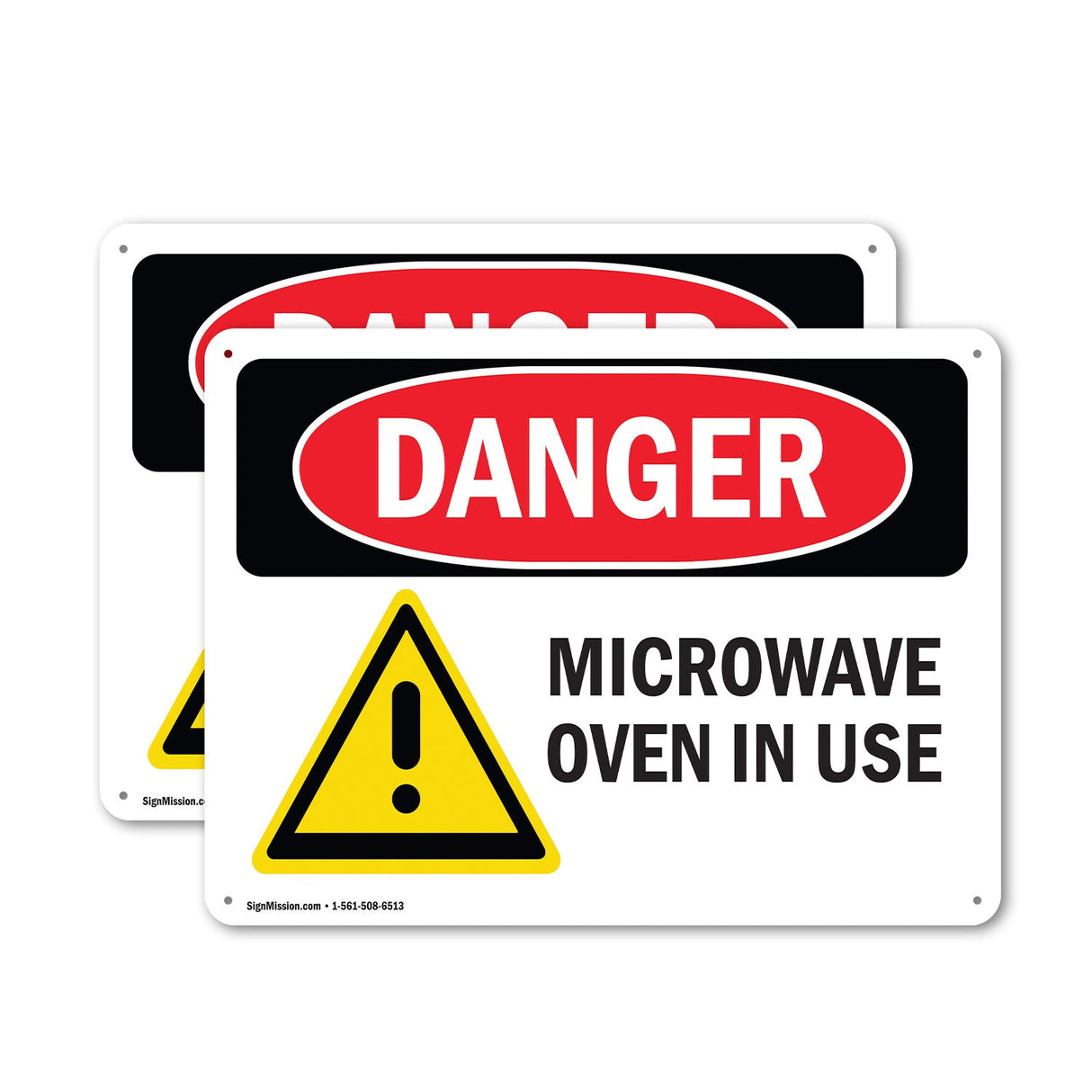 Microwave Oven In Use