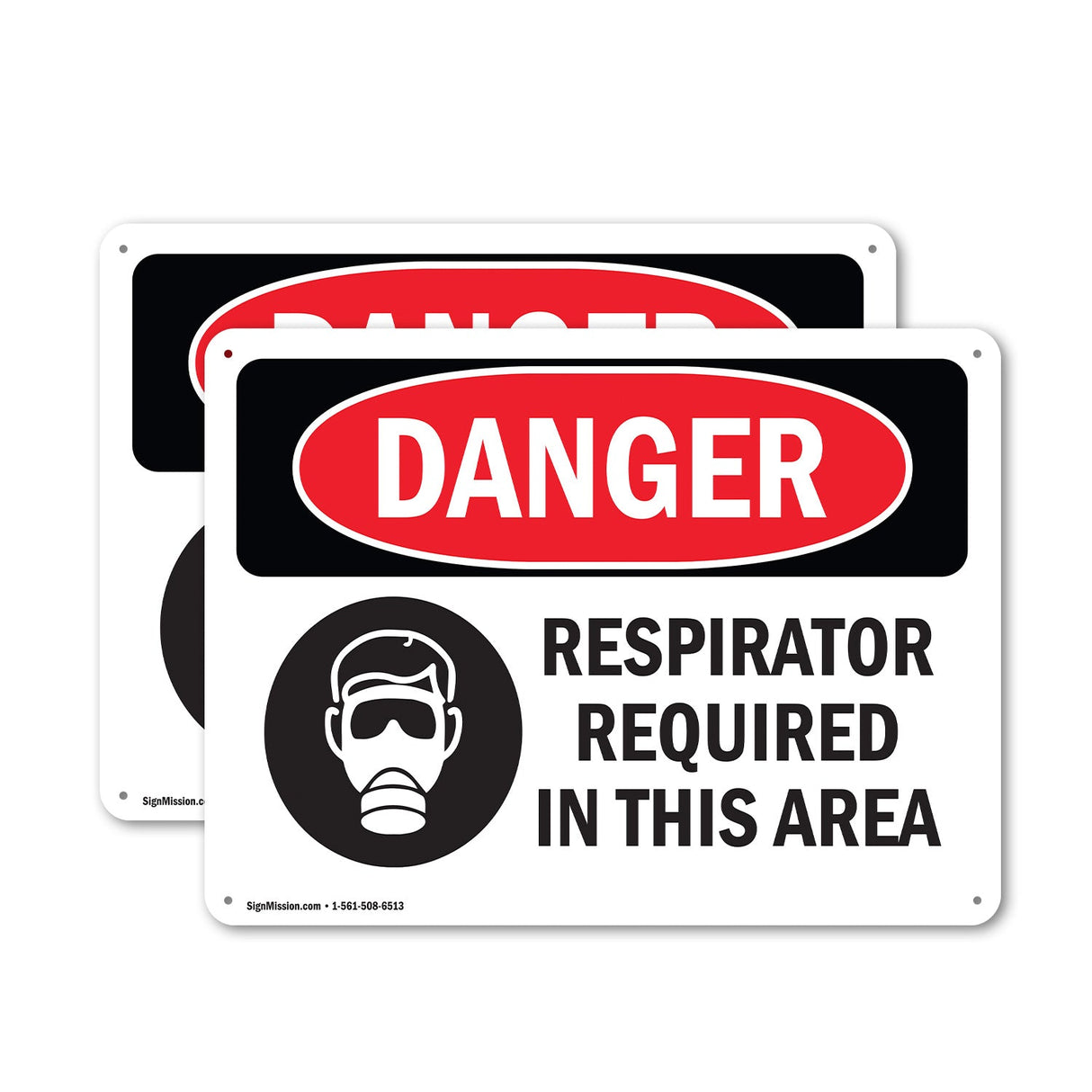 Respirator Required In This Area