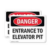 Entrance To Elevator Pit