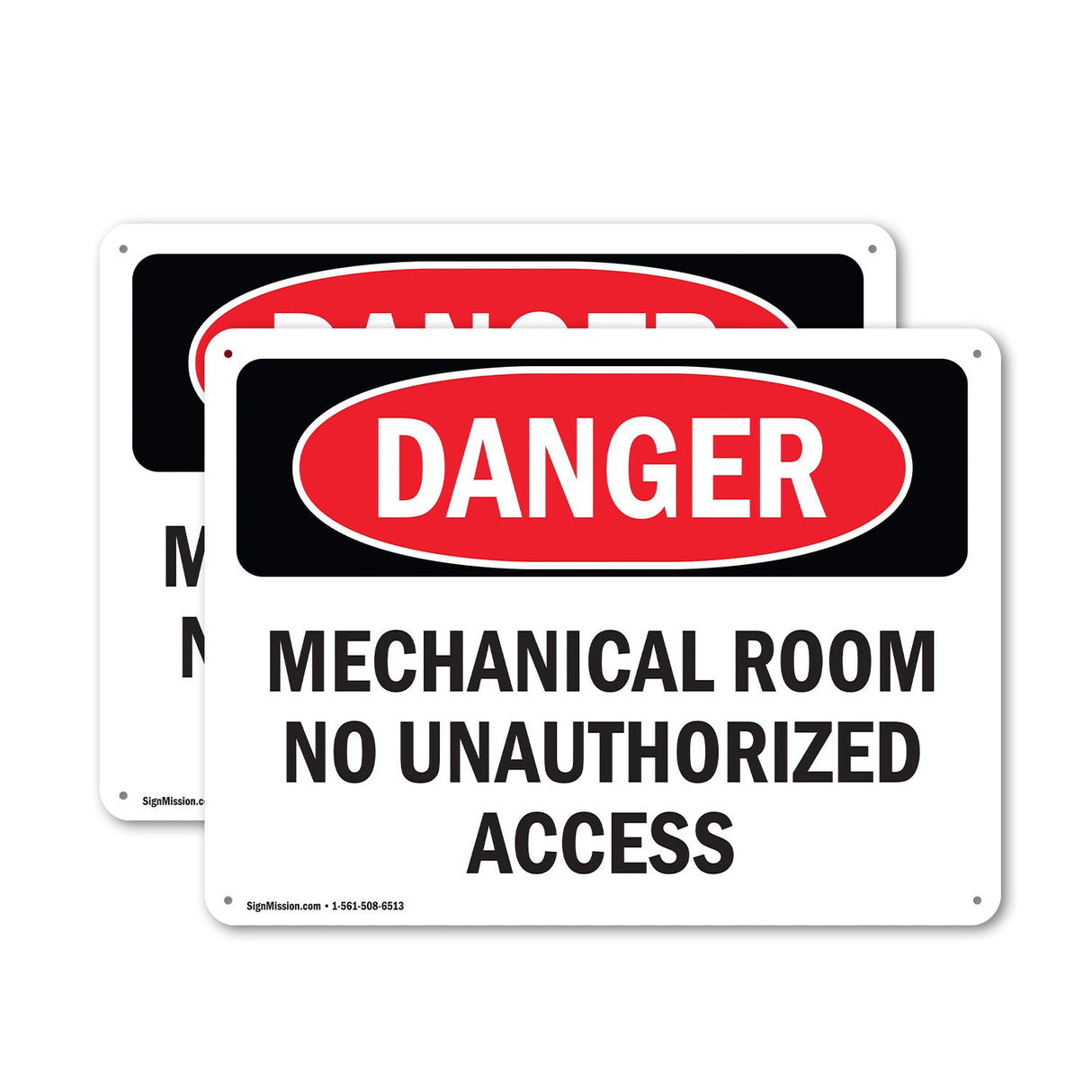 Mechanical Room No Unauthorized Access