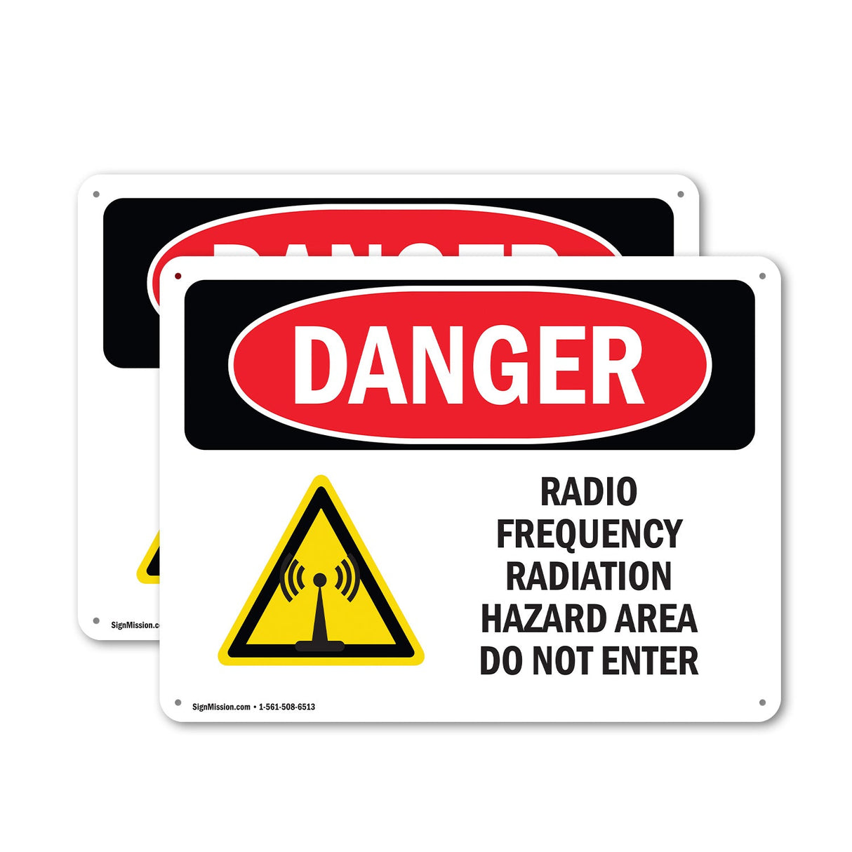 Radio Frequency Radiation Hazard Area