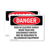 Risk Of Electric Shock More Than One