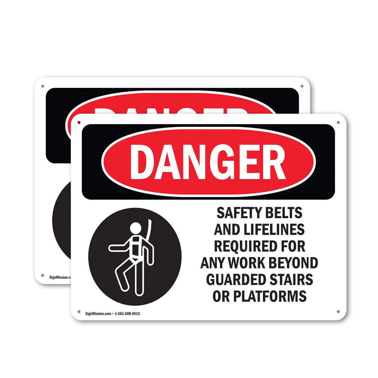 Safety Belts And Lifelines Required