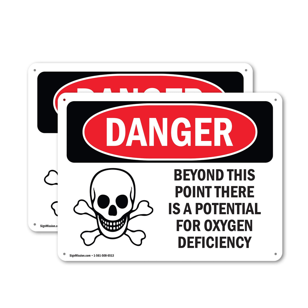 Oxygen Deficiency Beyond This Point