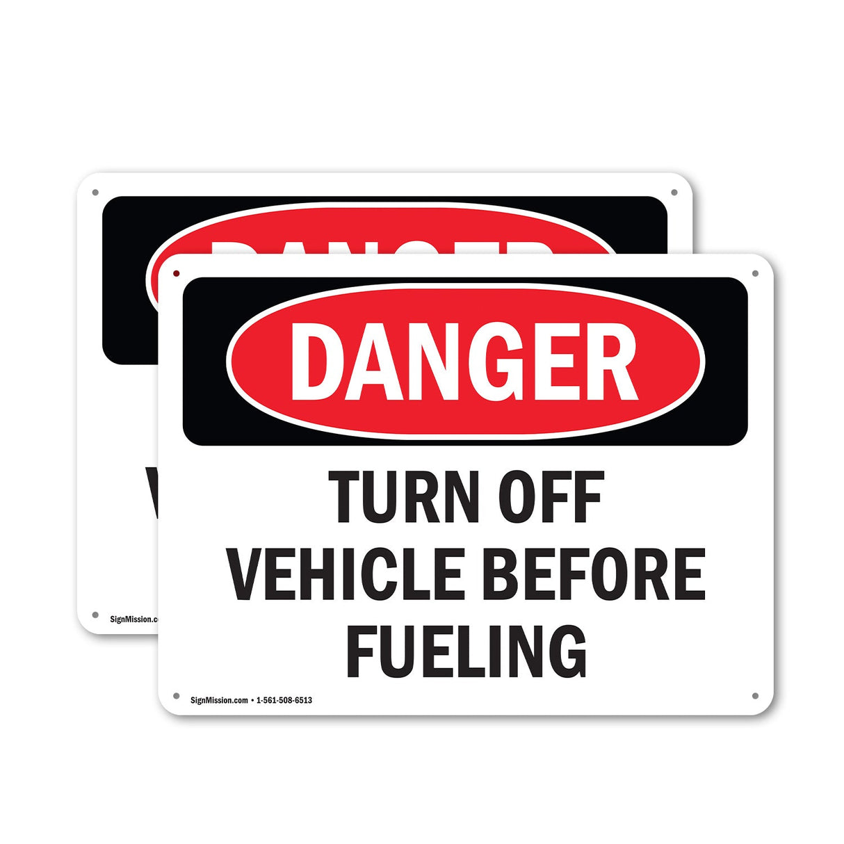 Turn Off Vehicle Before Fueling