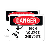 High Voltage 240 Volts