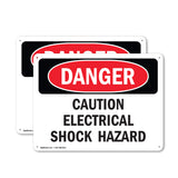 Caution Electrical Shock Hazard