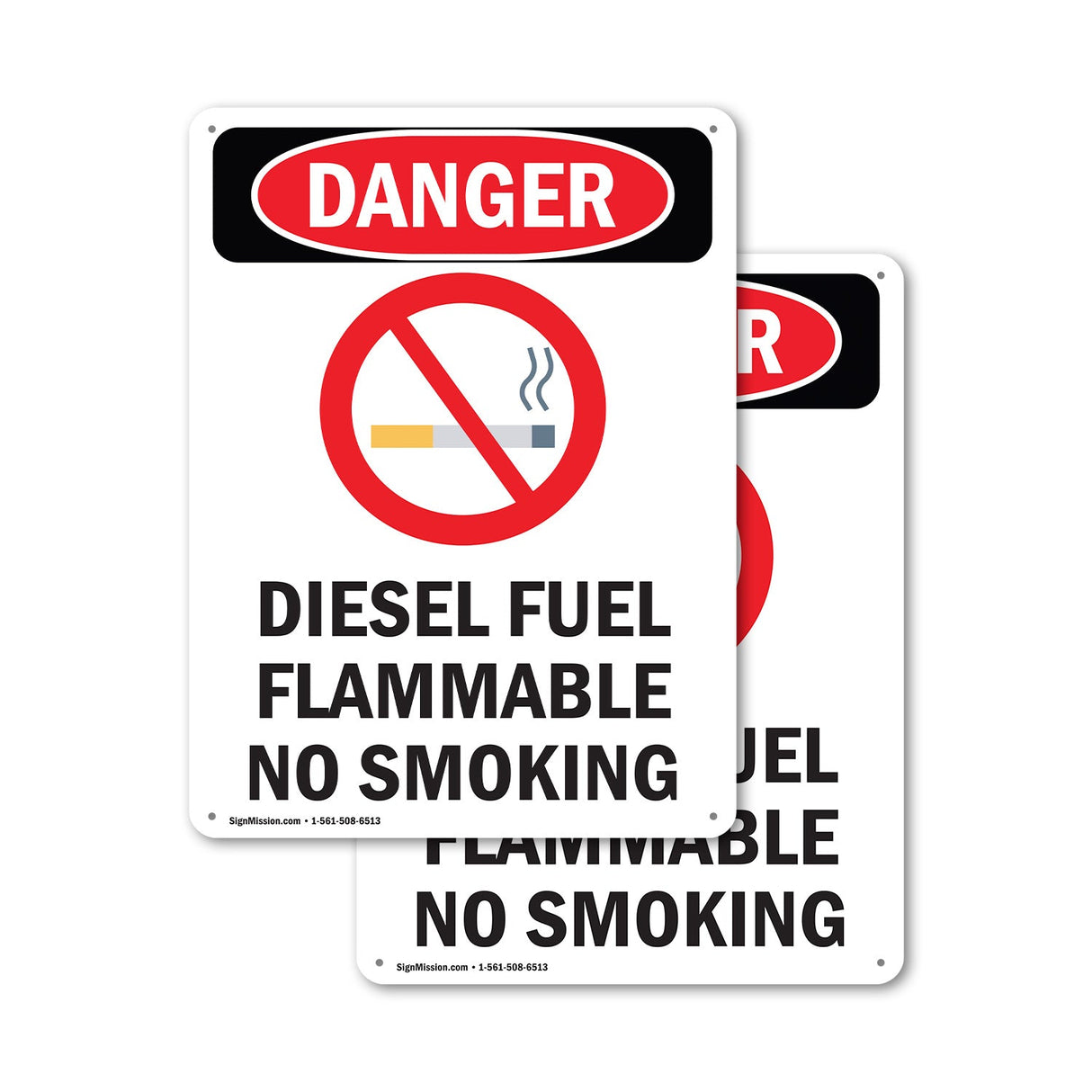 Diesel Fuel Flammable No Smoking