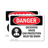 Excessive Noise Ear Protection Must Be Worn