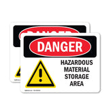 Hazardous Material Storage Area