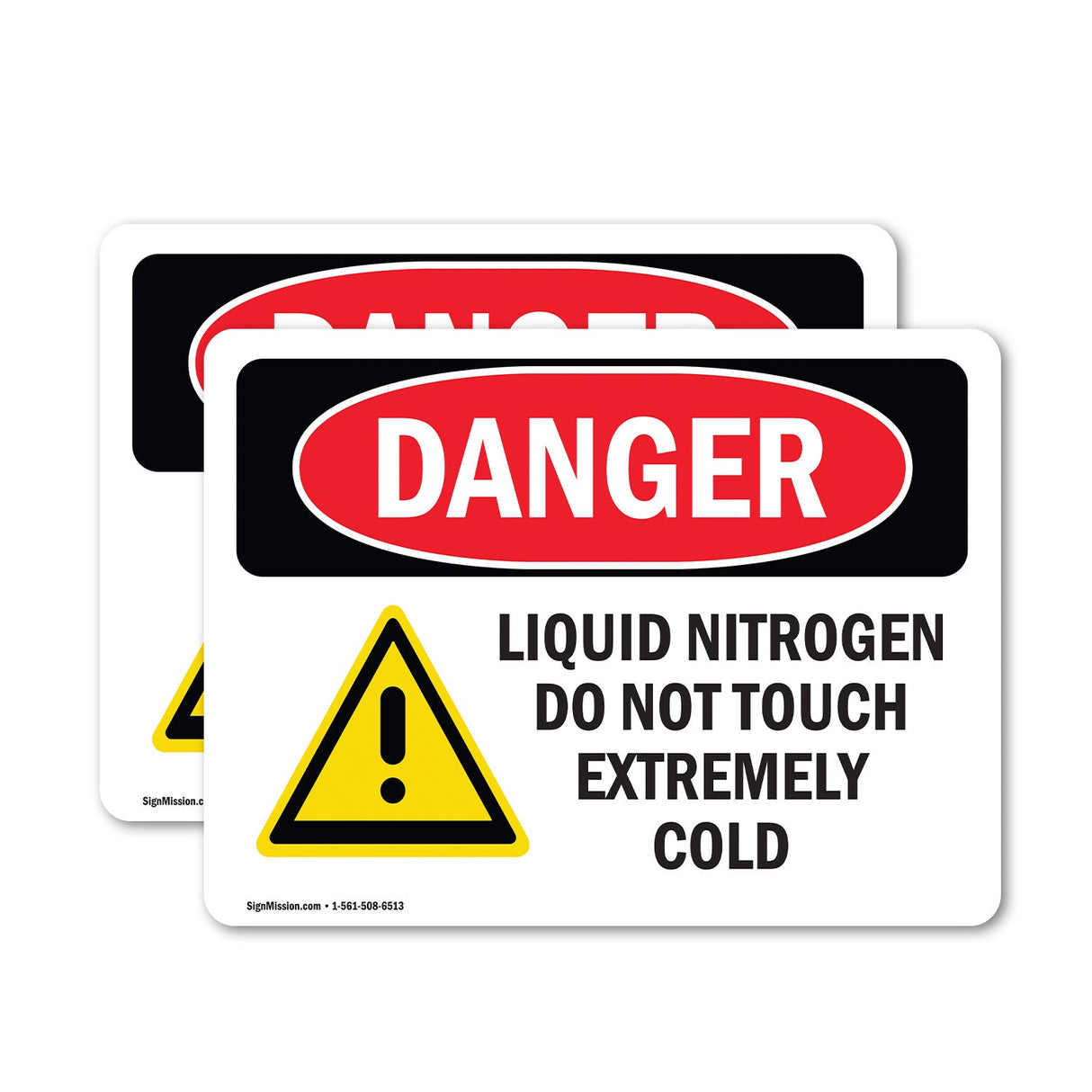 Liquid Nitrogen Do Not Touch Extremely Cold