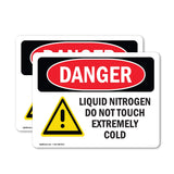 Liquid Nitrogen Do Not Touch Extremely Cold