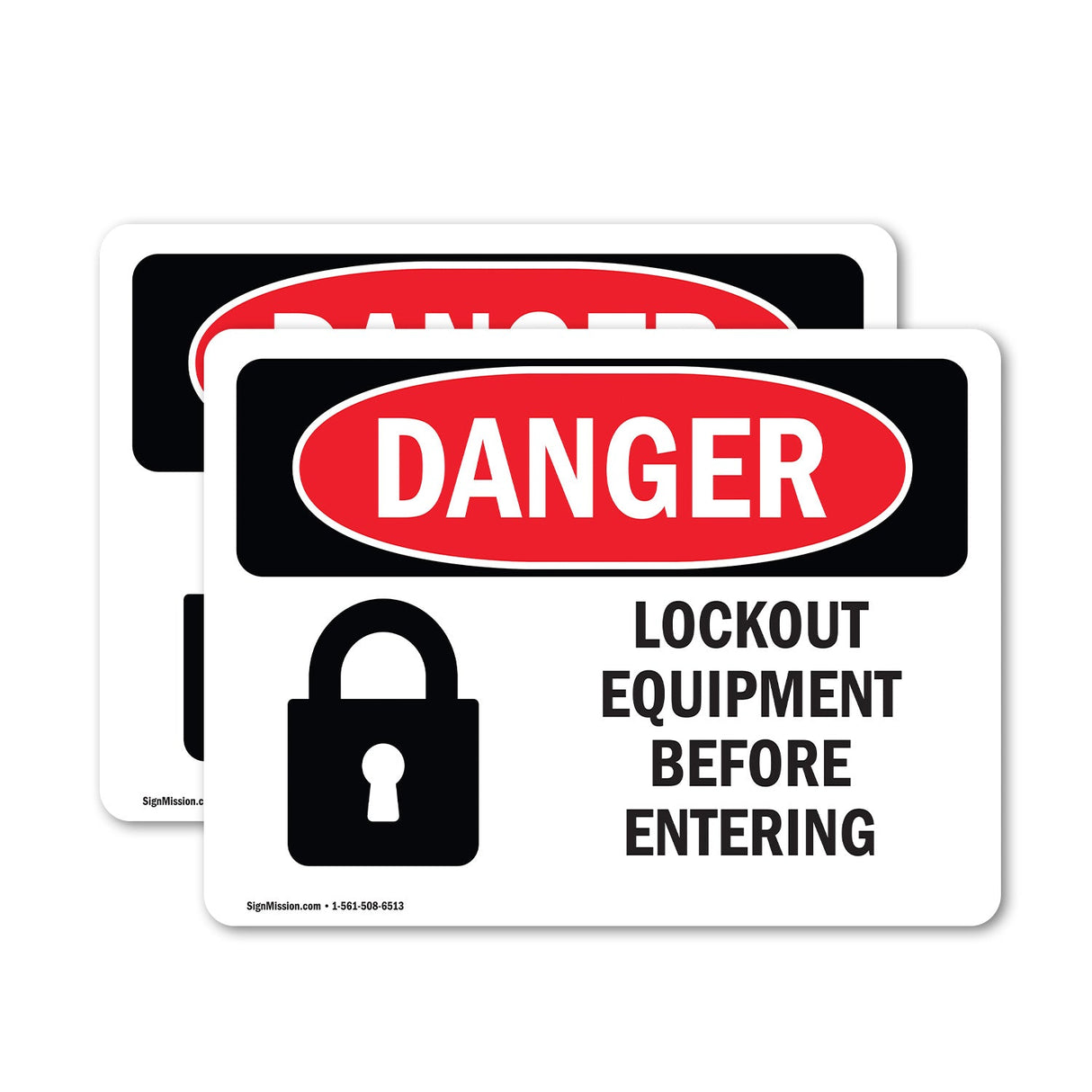Lockout Equipment Before Entering