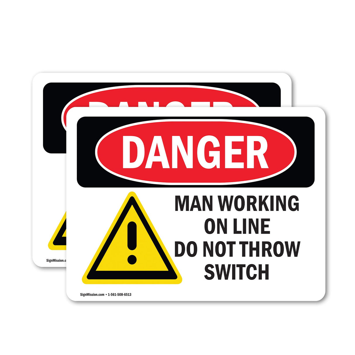 Man Working On Line Do Not Throw Switch
