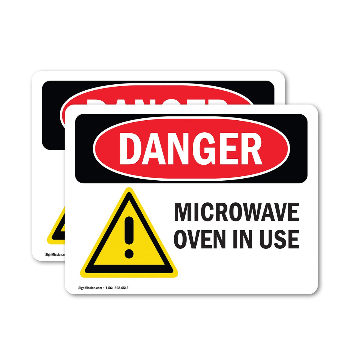 Microwave Oven In Use
