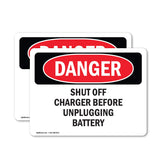 Shut Off Charger Before Unplugging Battery