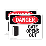 Gate Opens Out
