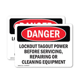 Lockout Tagout Power Servicing Repairing