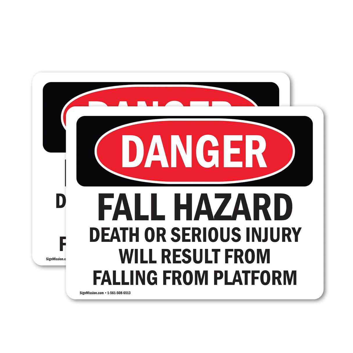 Fall Hazard Falling From Platform